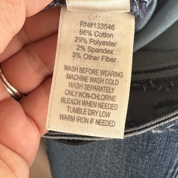 Ecru The Abbot Slouchy Jeans Dark Indigo Size 28 Straight Leg - Picture 3 of 10